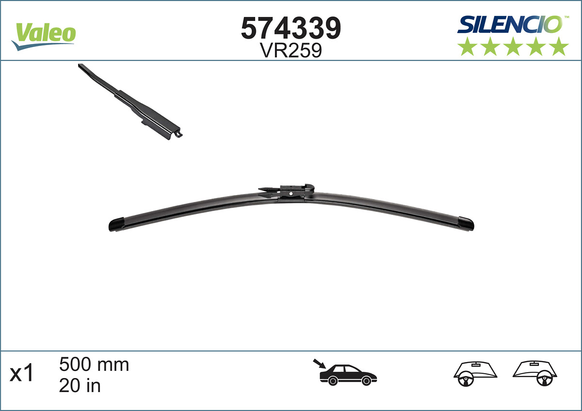 Spazzola tergi - 574339 VALEO